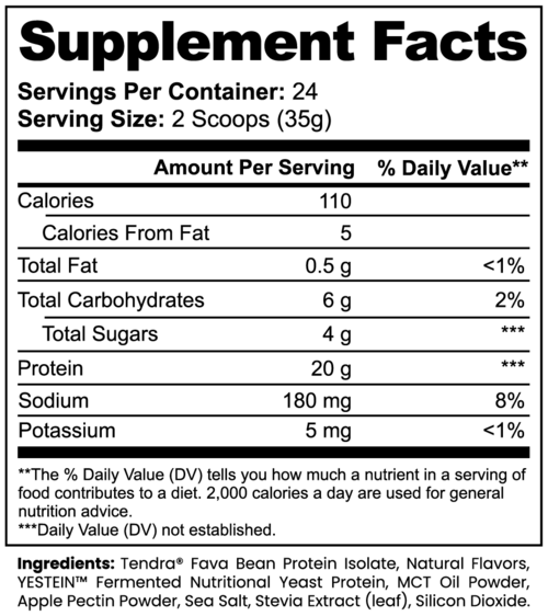 Plant Protein Shake (Vanilla)